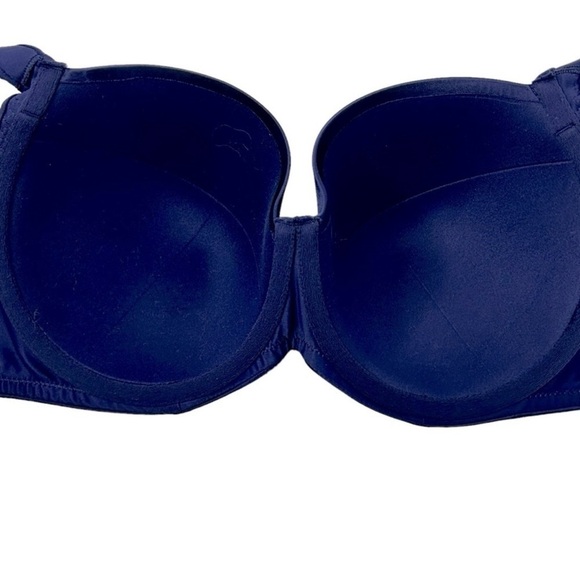 SOMA Bra Stunning support Underwire Hook n eye closure Navy blue 38DD/38E - Picture 4 of 9